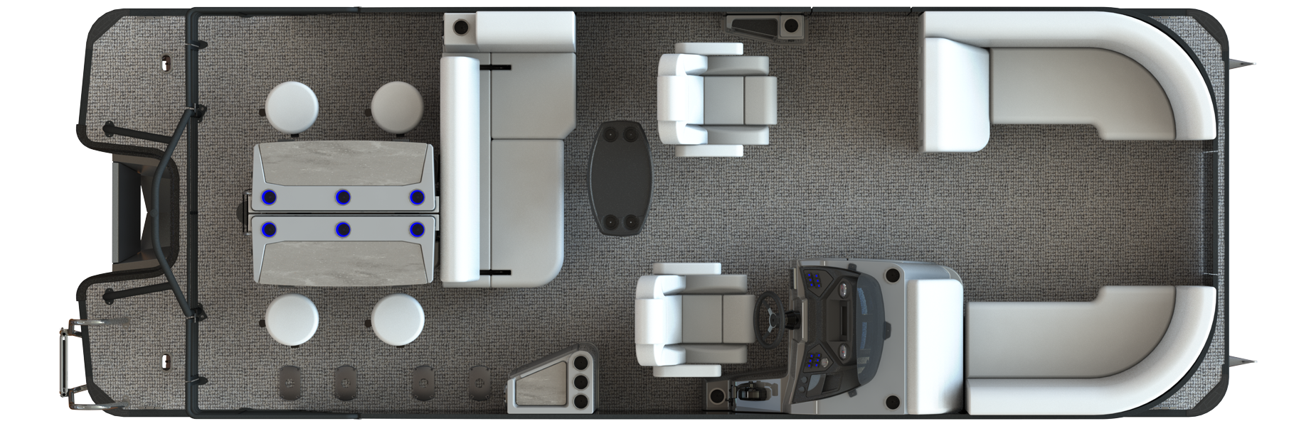 Overhead View of L Series L3 DLZ DH Bar