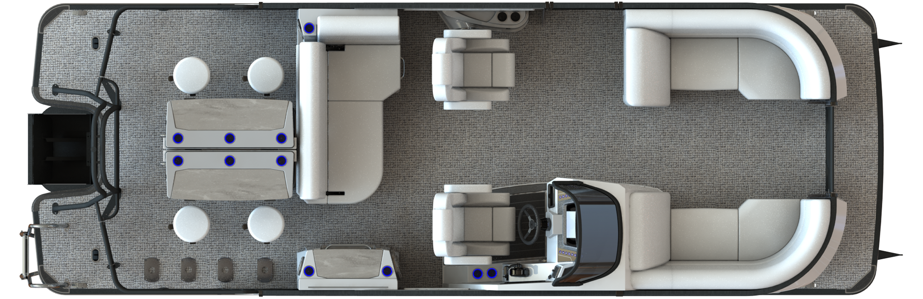 Overhead View of G Series G3 DLZ DH Bar