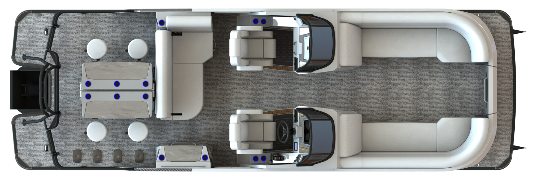 Overhead View of M Series M5 DLZ DC Bar