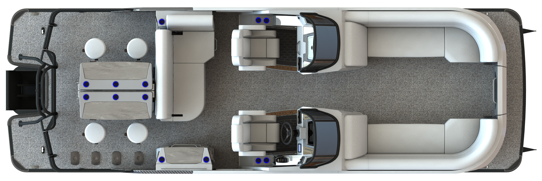 Overhead View of M Series M5 DLZ DC Bar