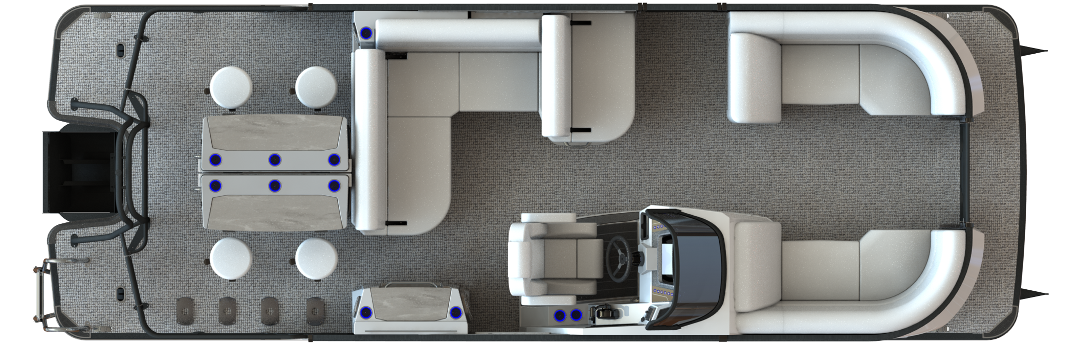 Overhead View of G Series G3 DLZ Bar