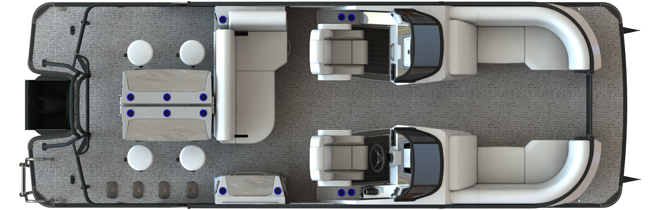 Overhead View of G Series G3 DLZ DC Bar