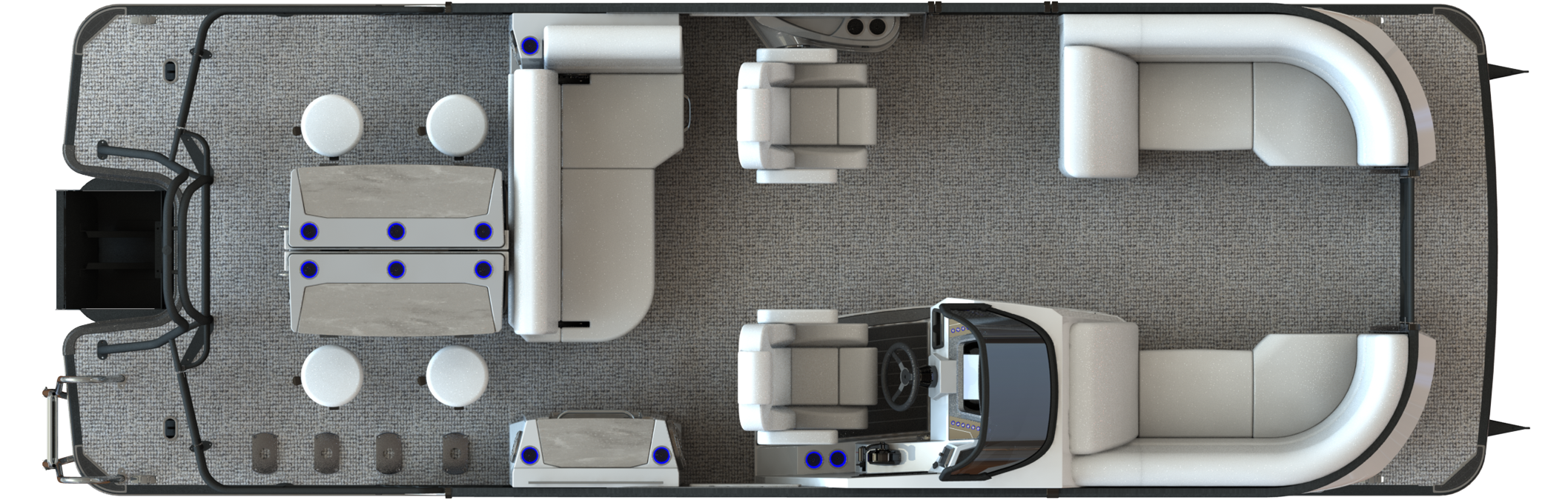 Overhead View of G Series G3 DLZ DH Bar