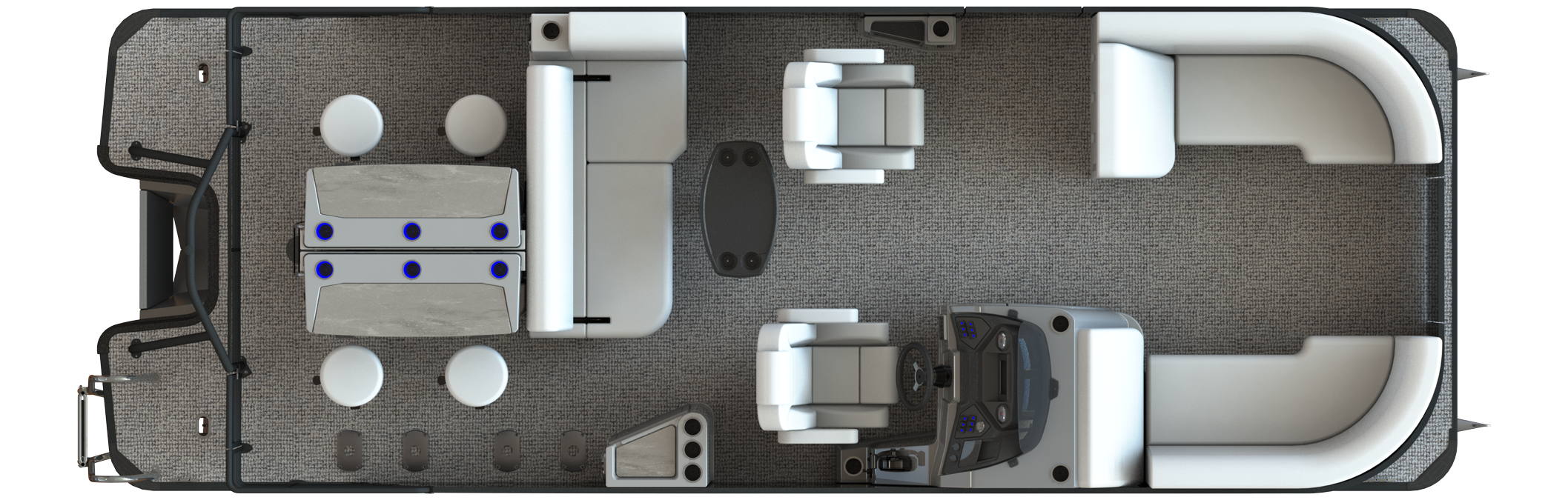 Overhead View of L Series L3 DLZ DH Bar