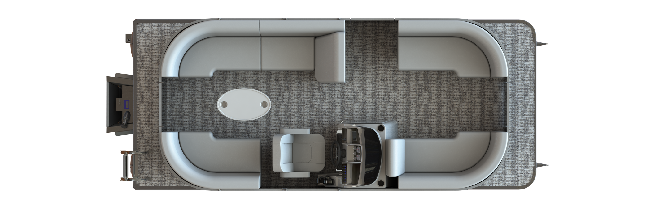 Overhead View of Mirage Cruise 820 LZ w/Change Room