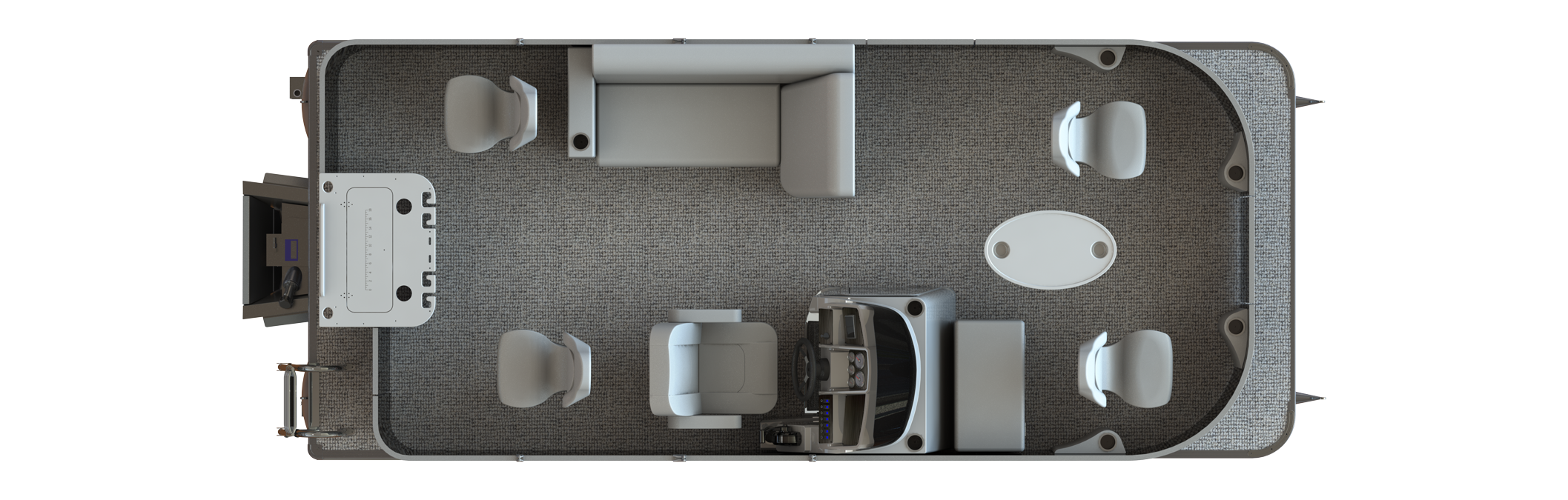 Overhead View of Mirage Fish 820 Party Fish 4.0