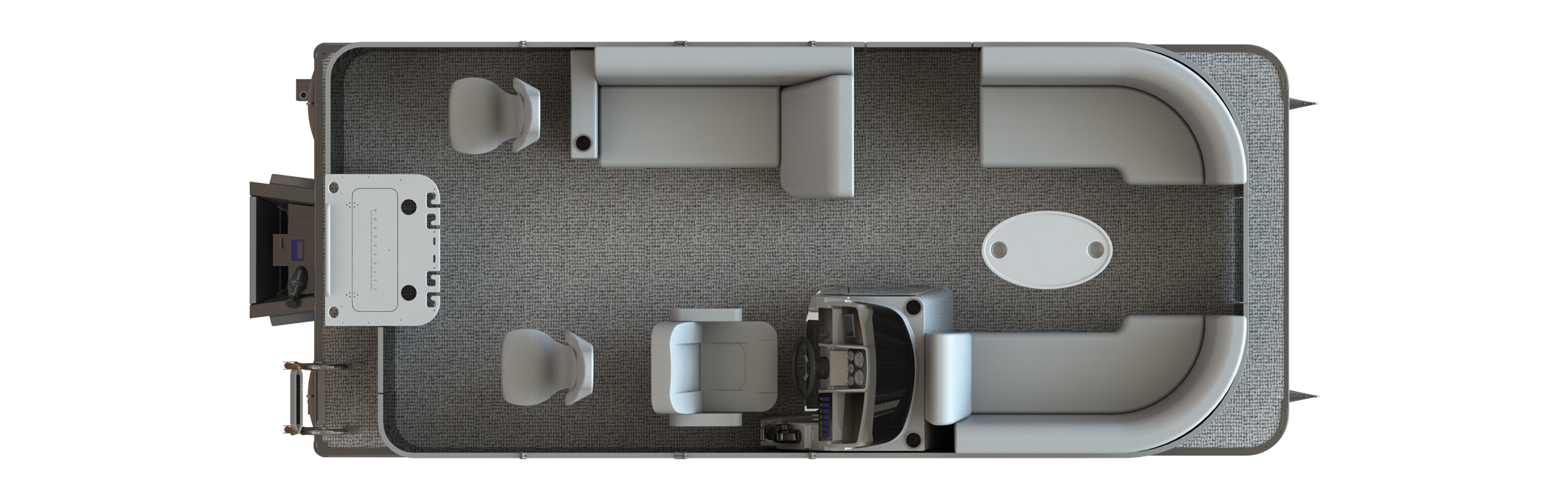 Overhead View of Mirage Fish 820 Party Fish