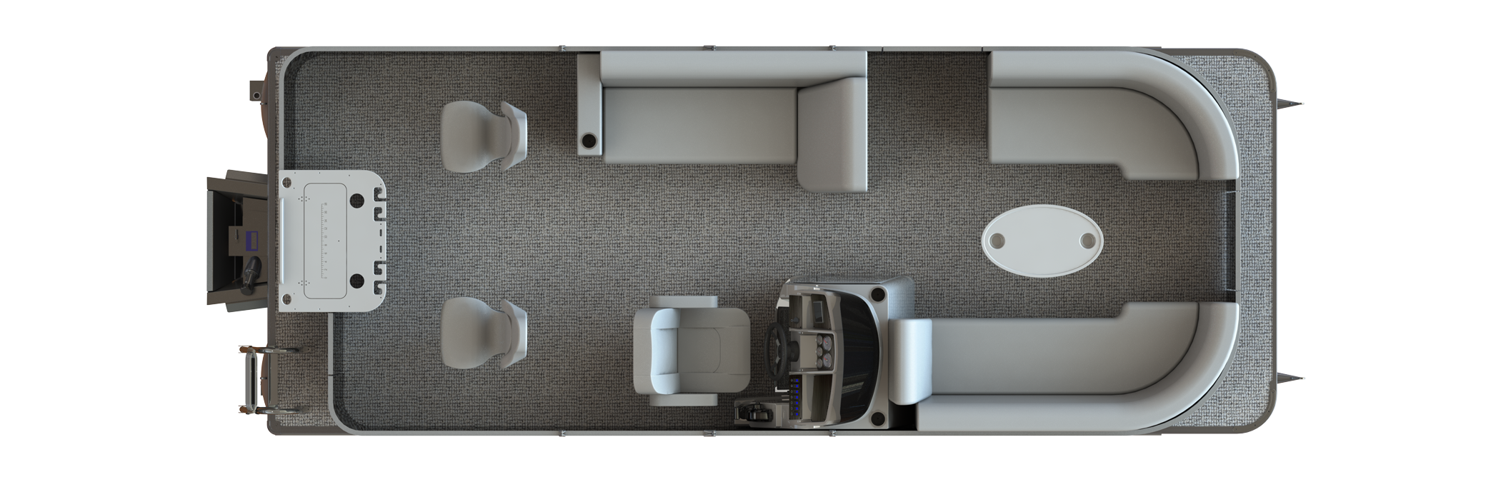 Overhead View of Mirage Fish 822 Party Fish