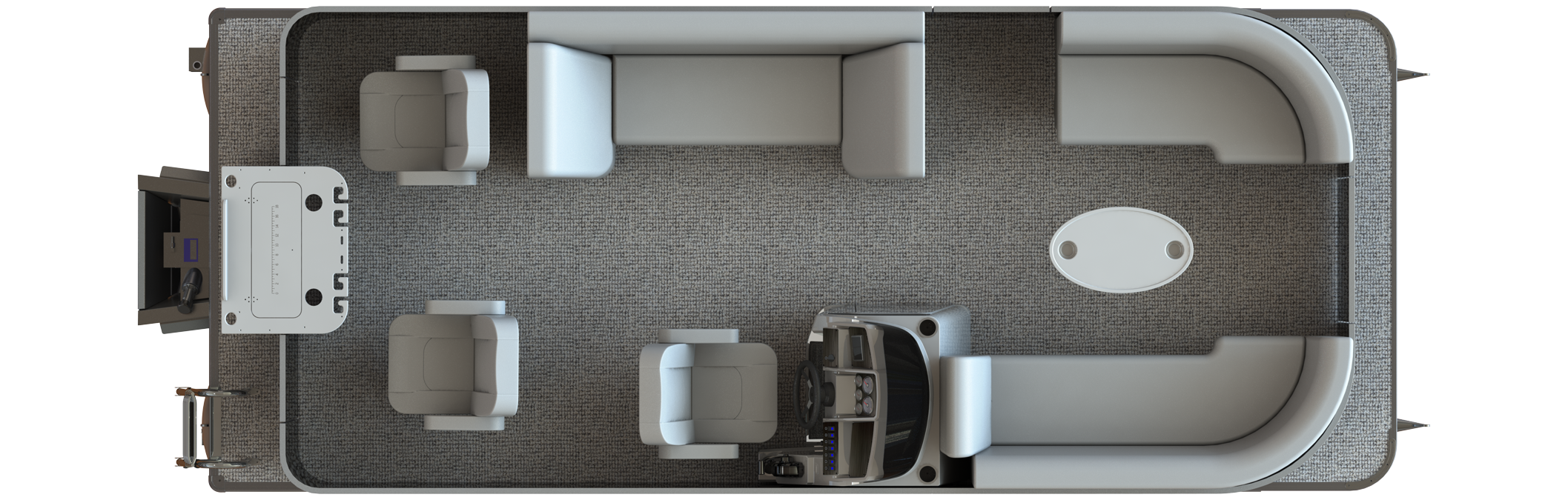 Overhead View of Mirage Fish 8522 Party Fish