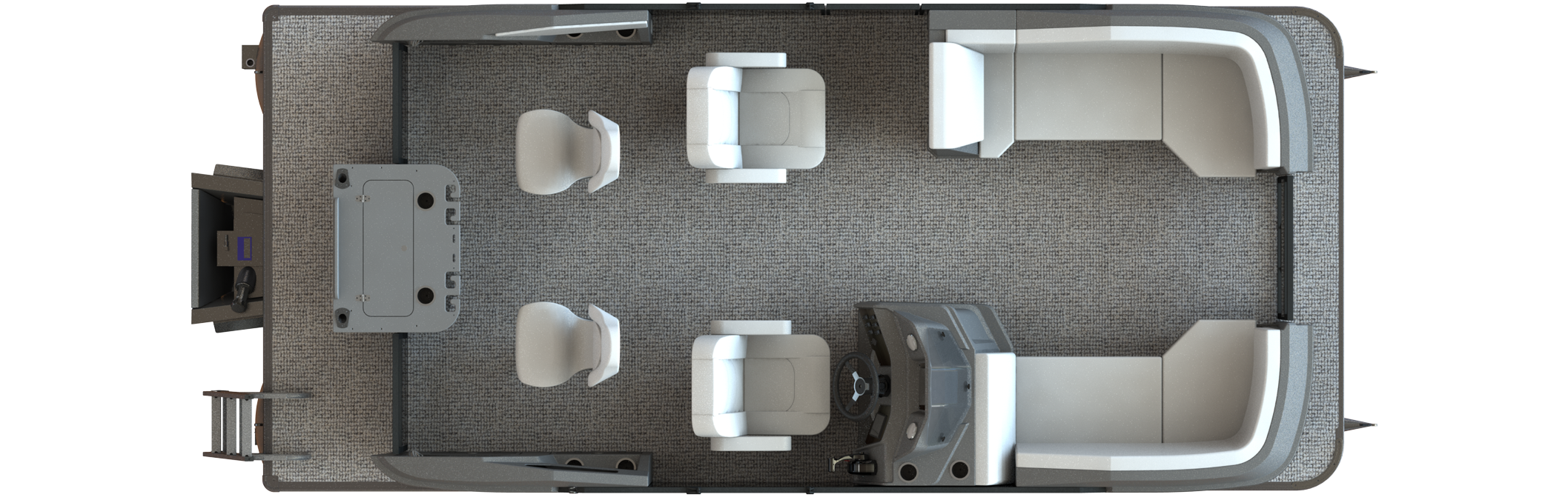 Overhead View of R Series R-20 Party Fish