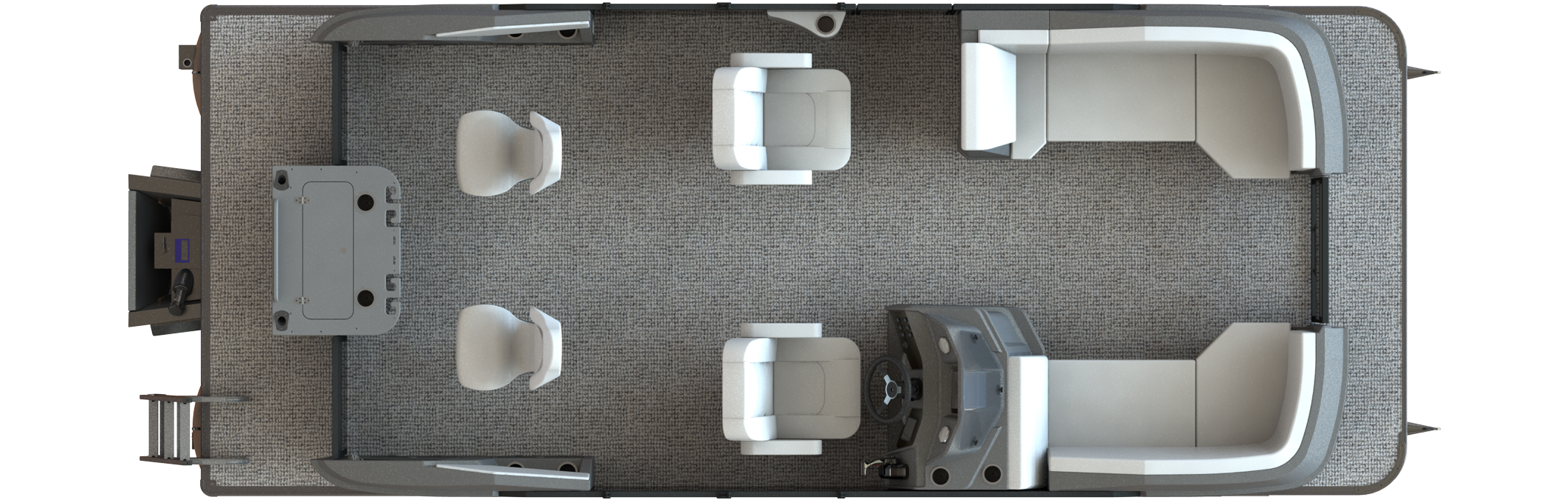 Overhead View of R Series R-22 Party Fish