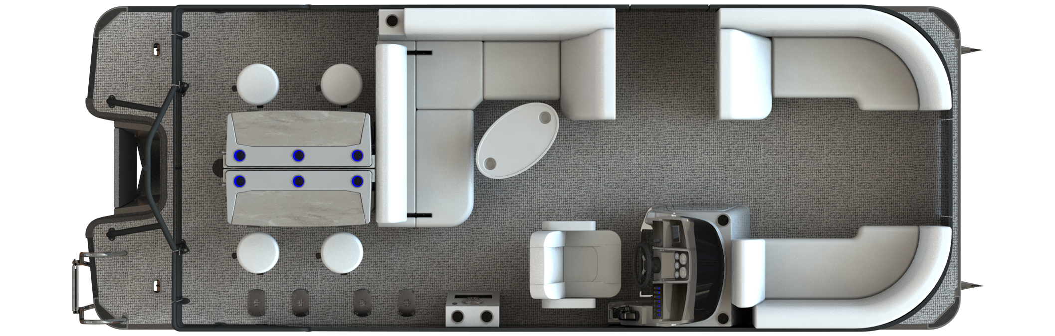 Overhead View of X Series X3 DLZ Bar