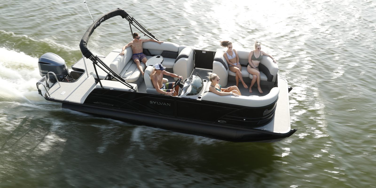 Sylvan Marine Pontoon Boat - Life is great out on the water