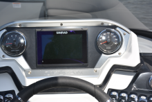 Sylvan S5 DC helm Sylvan Marine Pontoon Boat