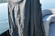 Sylvan S5 LZ SC dressing room Sylvan Marine Pontoon Boat