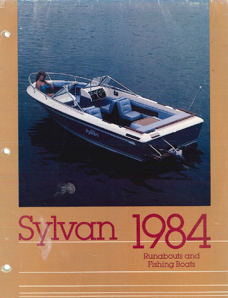 1984 Sylvan Runabouts / Fishing Catalog Cover